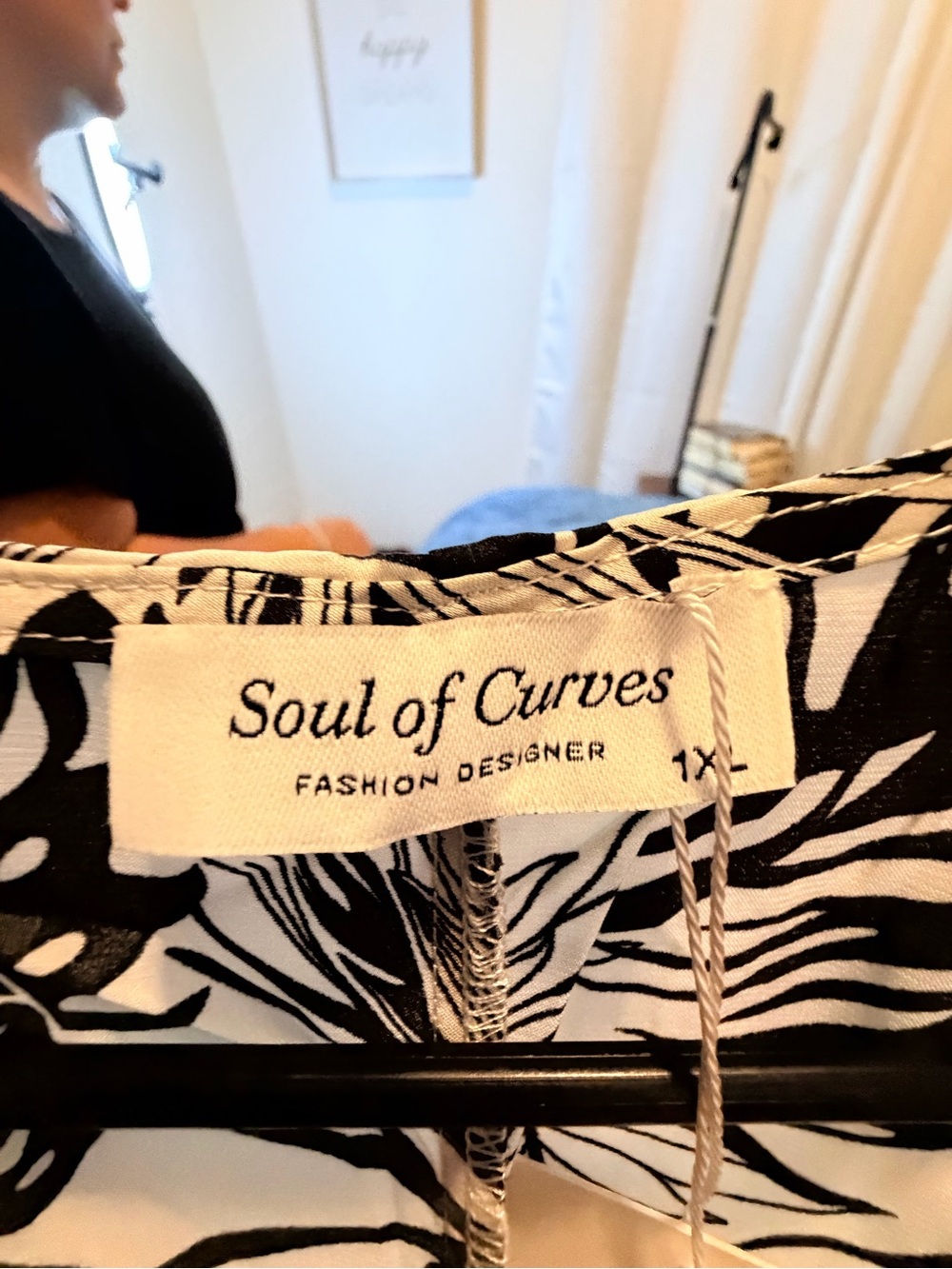 Black & White Zebra Print Dress